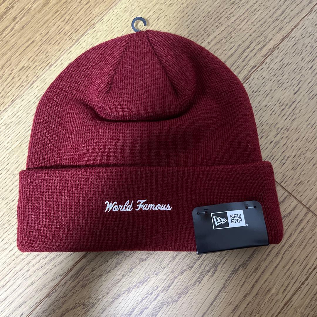 Supreme ニット帽 バーガンディ
