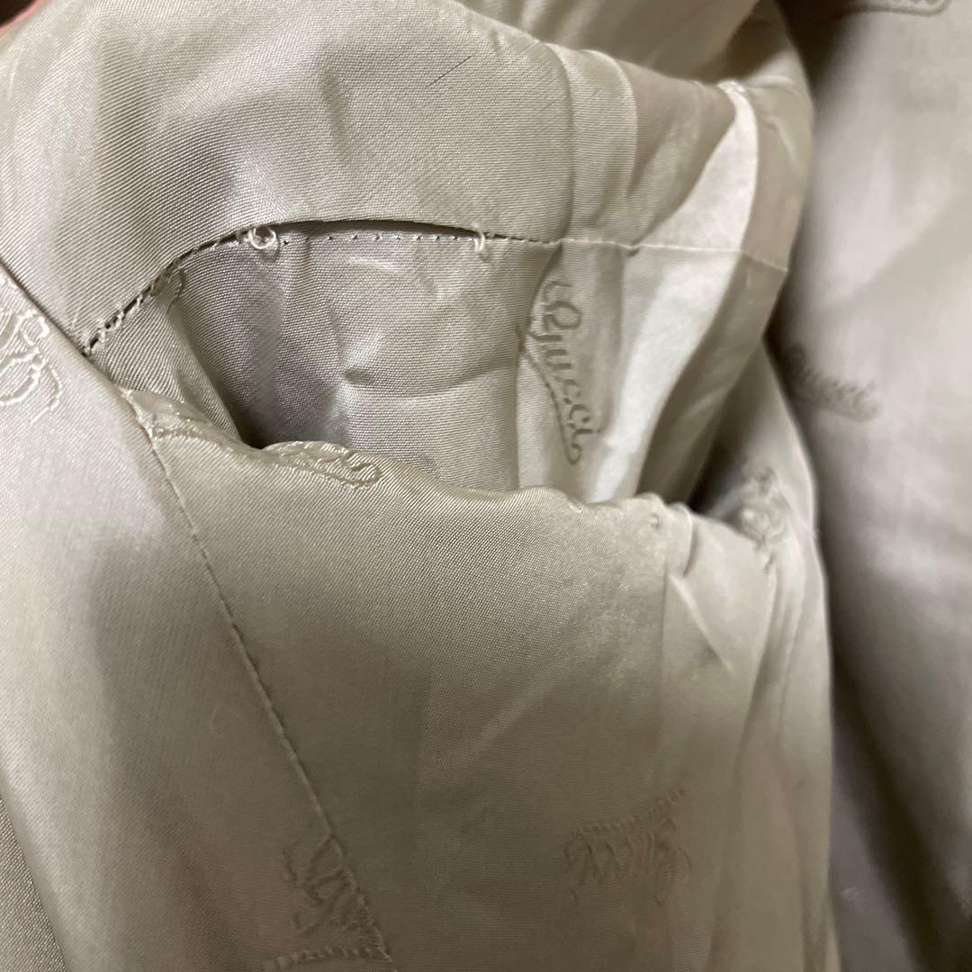 【GUCCI】フード付き ウールカシミヤ混コート ベージュ 42