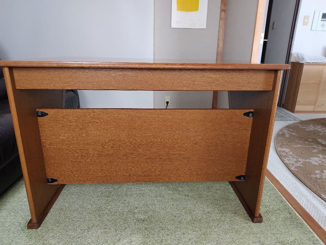 国産 浜本工芸 学習デスク昇降式 袖机２セット　 ①デスク本体