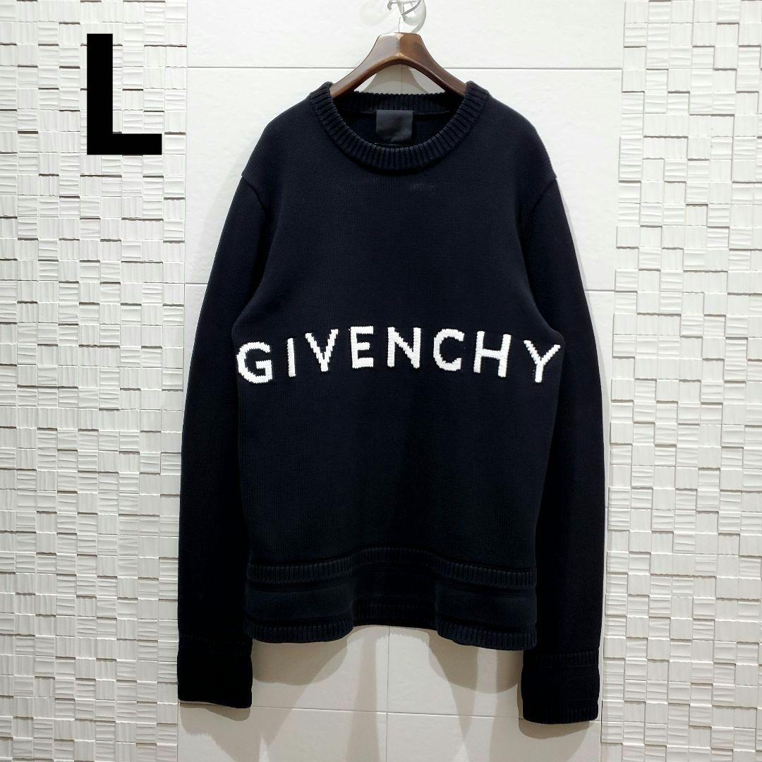 【人気モデル、L】GIVENCHY 22SS 4G クルーネック ブラック