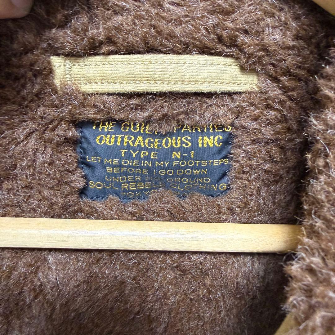 ジャケット・アウター WACKO MARIA ALPACA BOA N-1 DECK JACKET