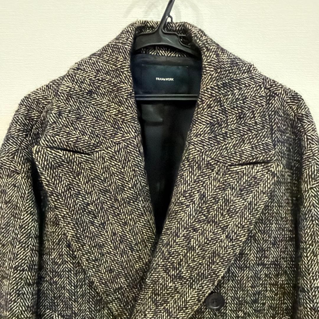 フレームワーク　TWEEDショートコート 36 サイズ