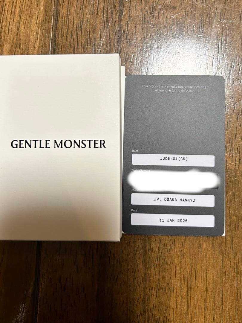 GENTLE MONSTER サングラス Jude 01(GR)