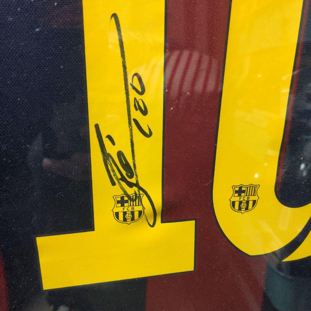 メッシ　チャンピオンズリーグ仕様 直筆サイン