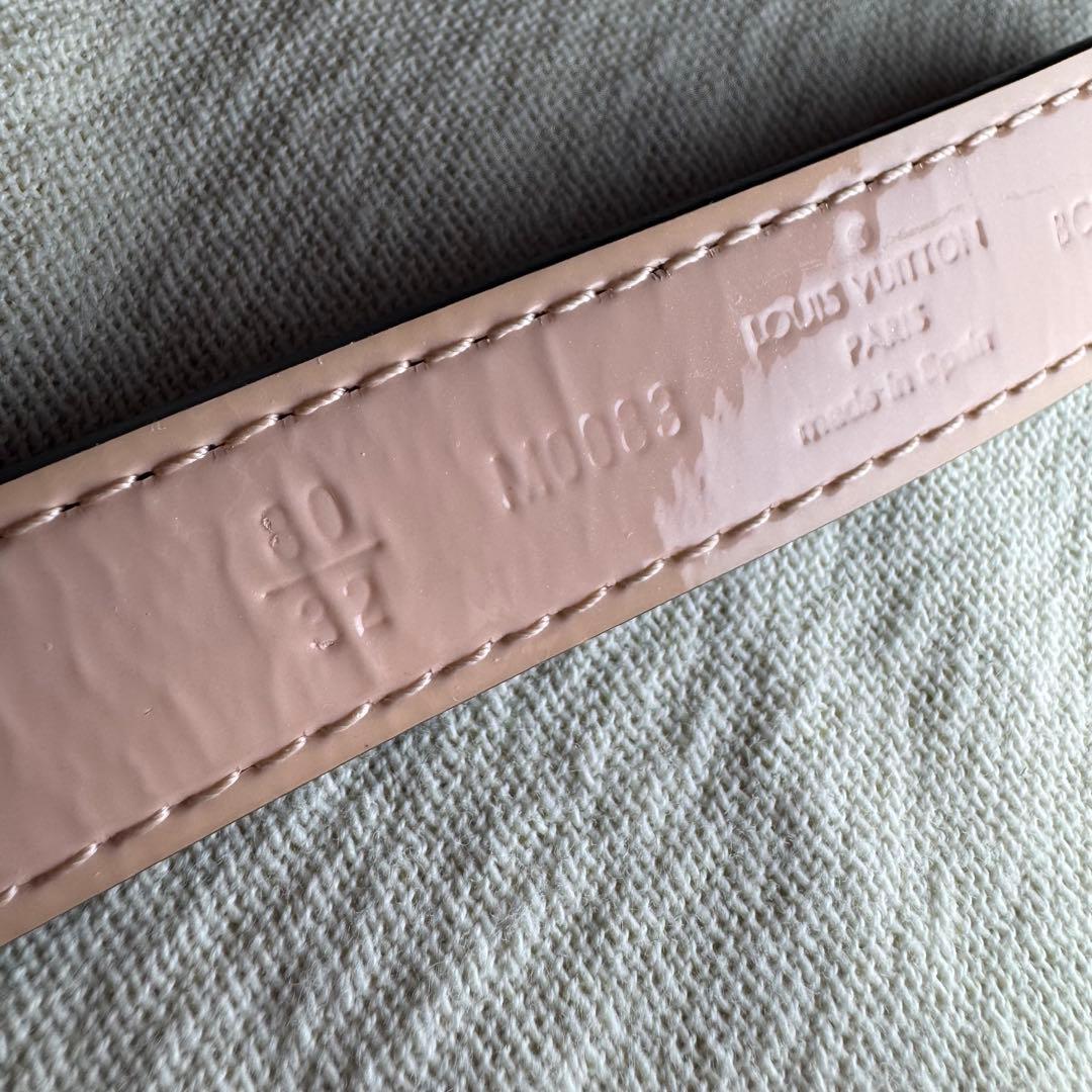 ルイヴィトン ベルト LVサークル 20MM モノグラム　リバーシブル　ピンク