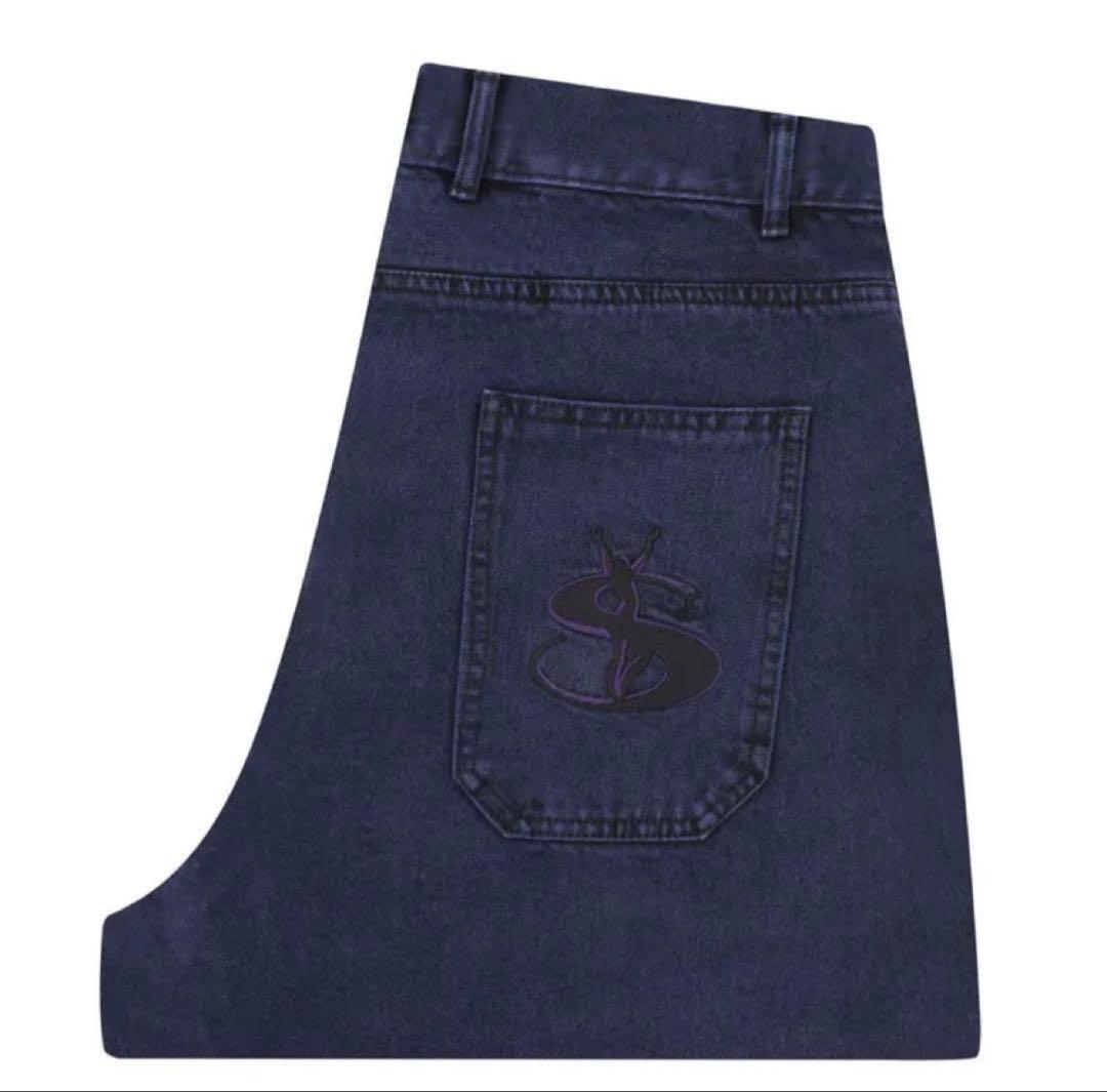 ヤードセール　紫デニム