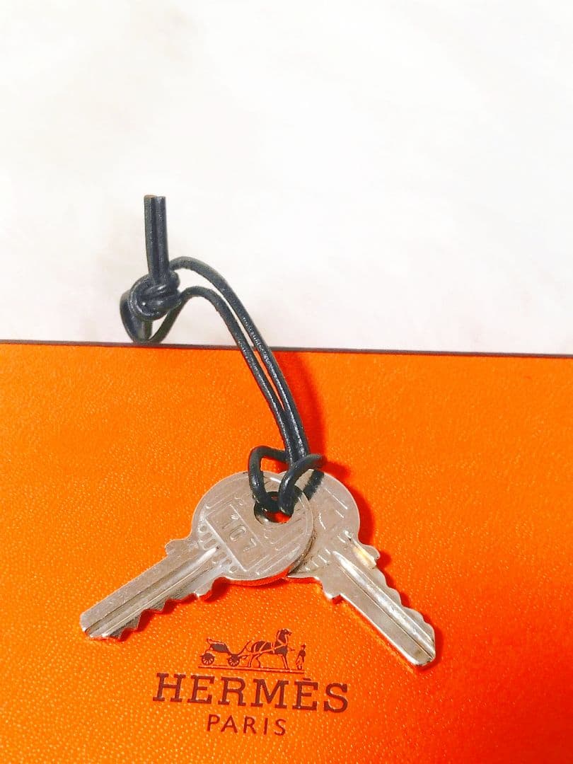 HERMES エルメス カデナ南京錠パドロック鍵2ケ