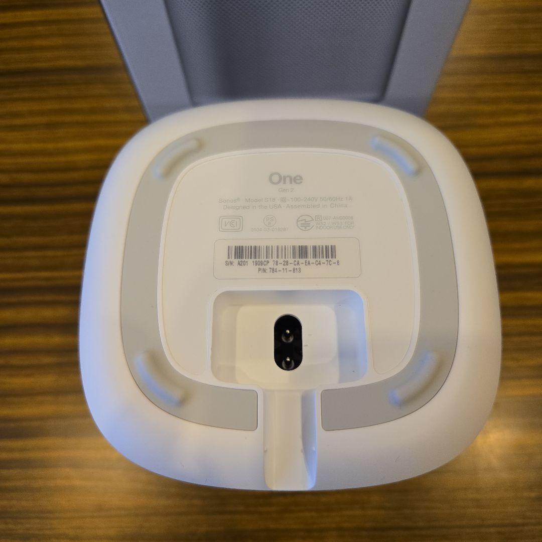 SONOS One Gen 2 ホワイト スマートスピーカー