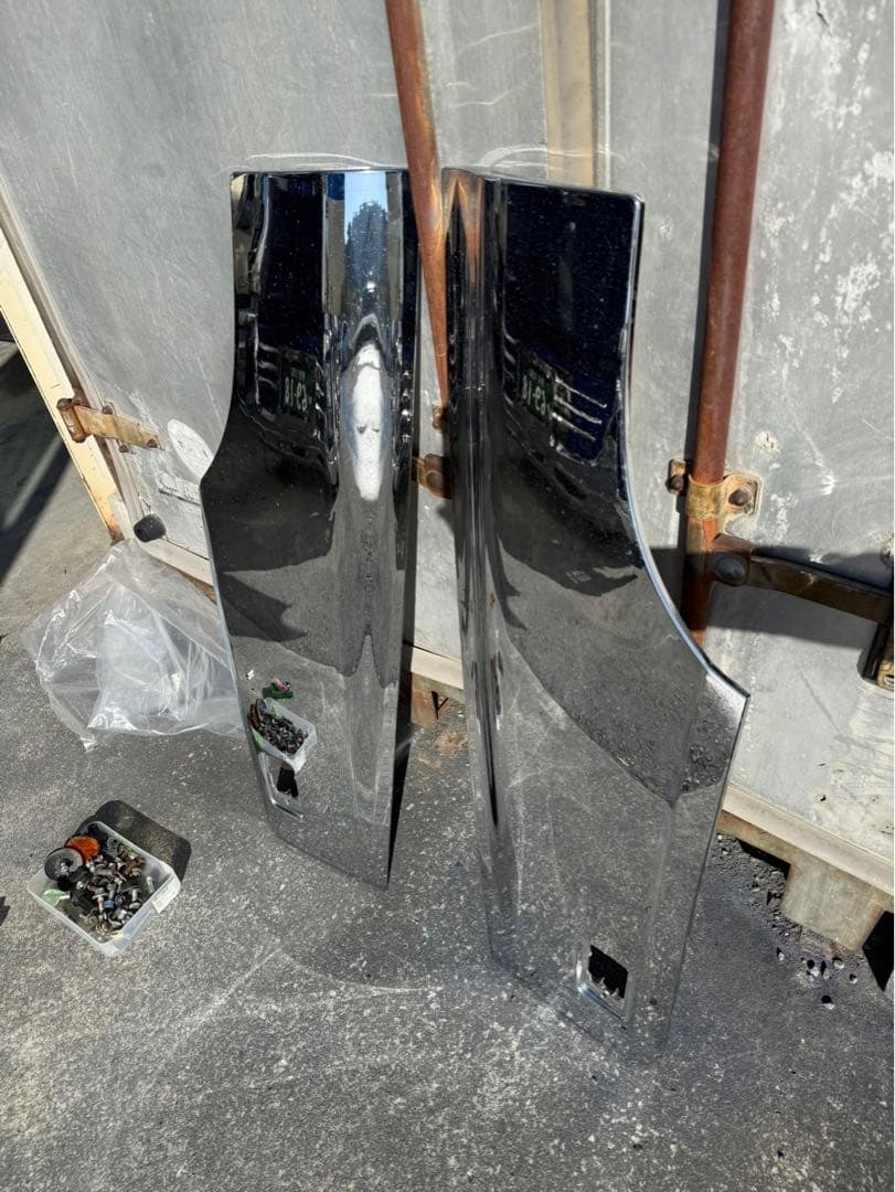 いすゞ　ギガ　メッキ　ドアプロテクター　ブリスター　ドアガーニッシュ