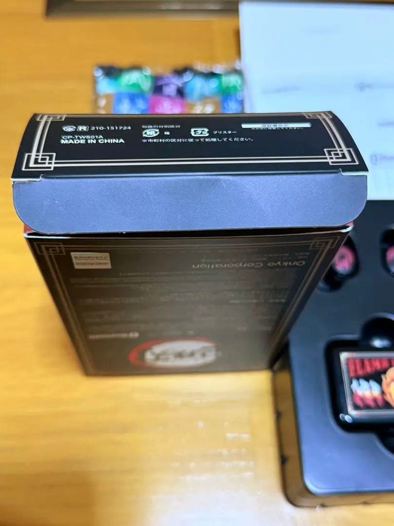 鬼滅の刃　オンキョー　ONKYO 煉獄杏寿郎 柱デザイン ワイヤレスイヤホン