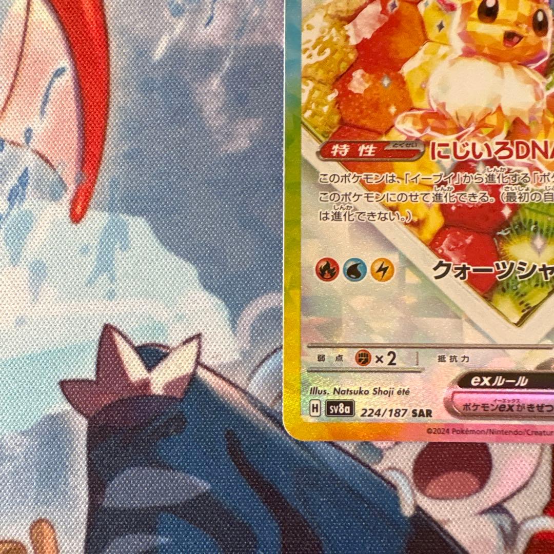 イーブイex SAR SV8a サンダースex SARテラスタルフェスex