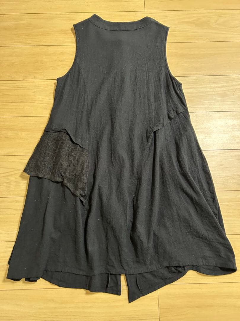 慈雨　センソユニコ　ロングベスト　ブラック　40 Ｌ