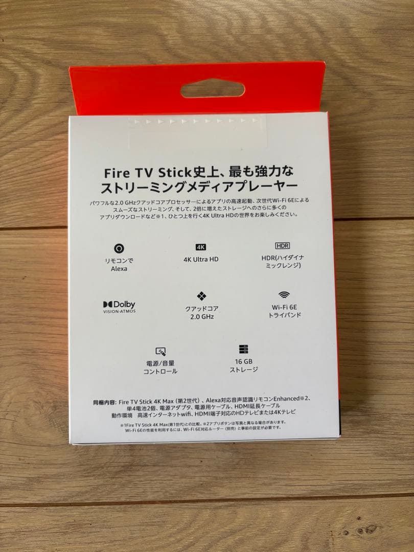 その他 Fire TV Stick 4K Max 16GB Wi-Fi 6