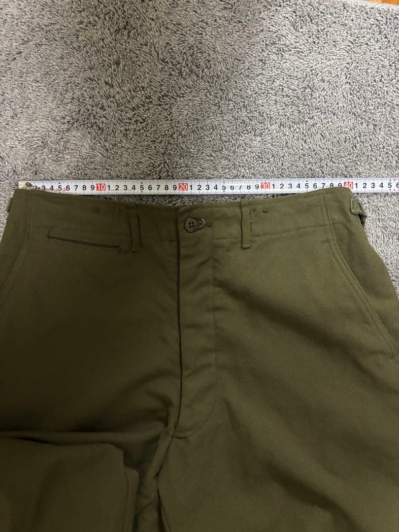 50s ウールワイドスラックス　m51 アメリカ軍　usa製　最初期　極太