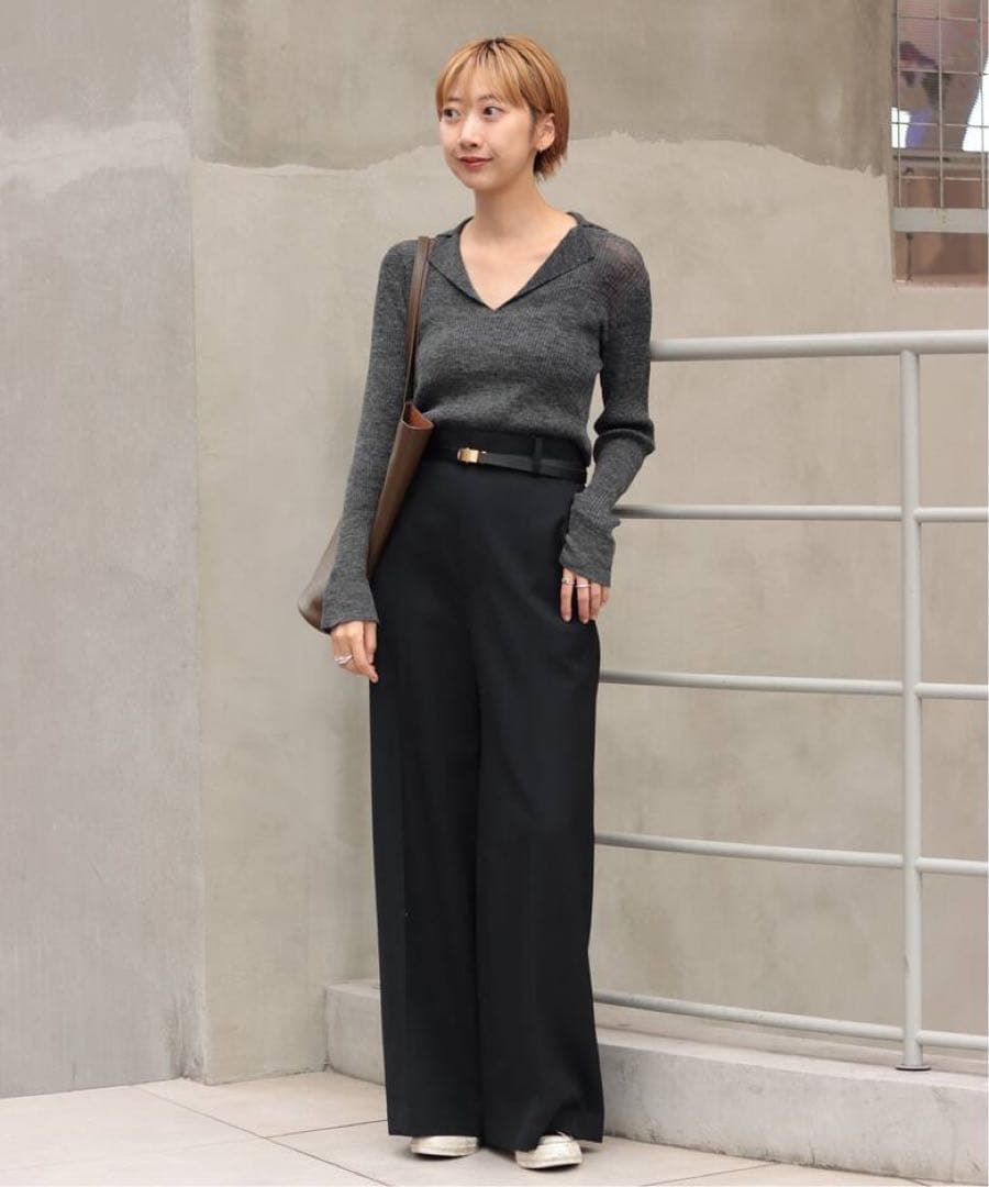 plage★TAILOR COLLAR RIB プルオーバー