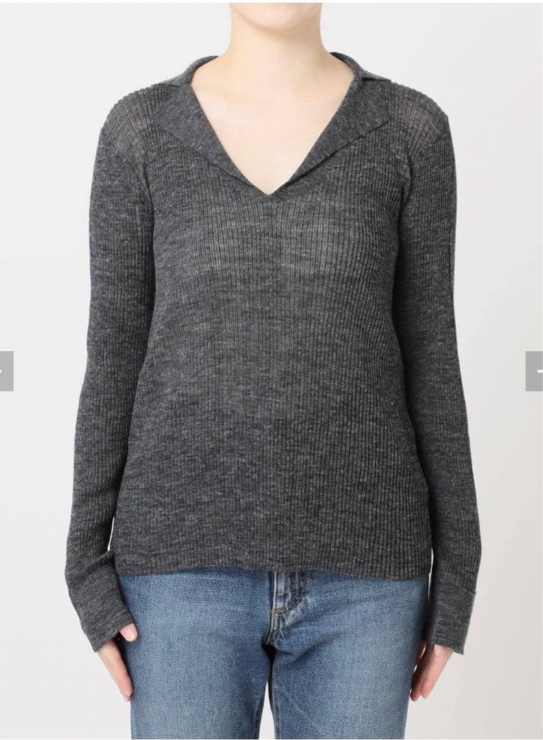 plage★TAILOR COLLAR RIB プルオーバー
