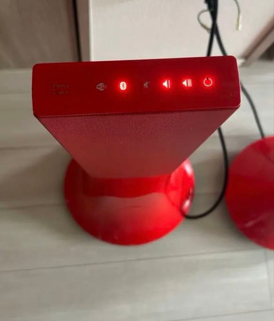 【超美品】Parrot Zik レッドスピーカー(動作確認済)リモコン付