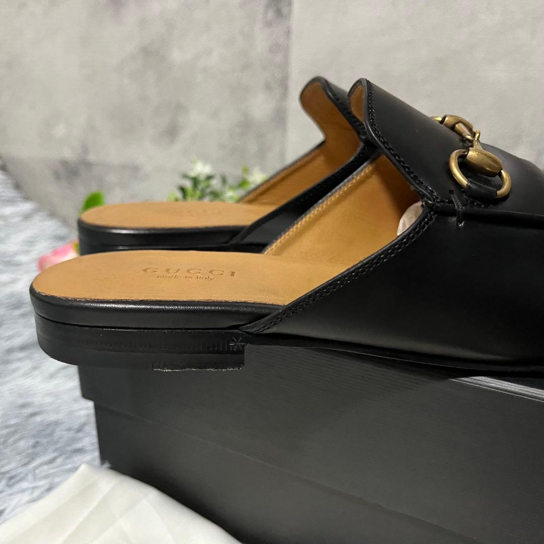 美品　GUCCI ホースビットローファー　ミュール　プリンスタウン スリッパ