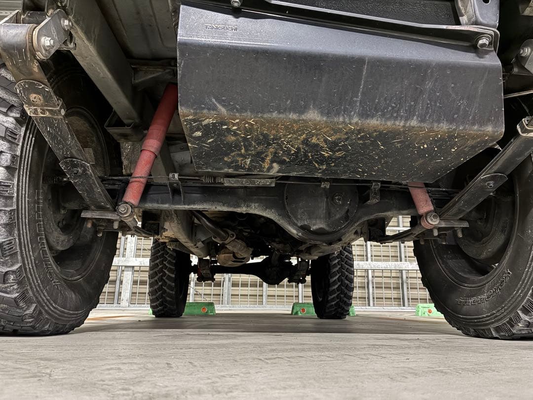 ジムニー　JA11改18万キロ　カワサキグリーン全塗装　5速MT 二名乗車公認