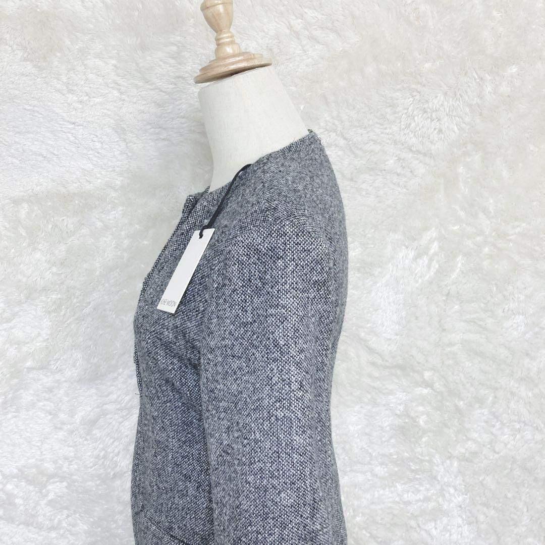 JOSEMOON CLASSIC TWEED MINI DRESS 36 グレー