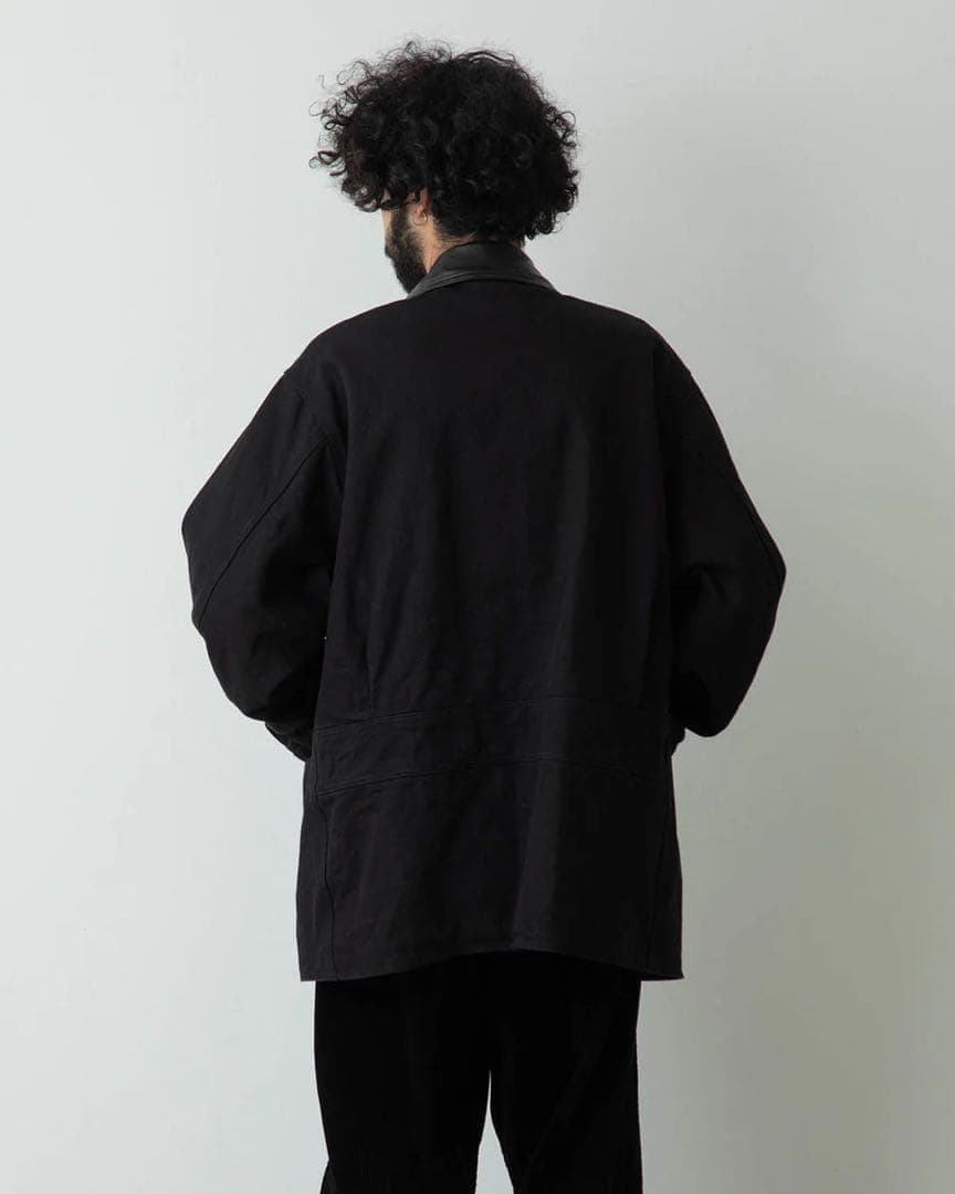 【サイズ1】comoli コモリ 25AW デニムレザー ワークジャケット