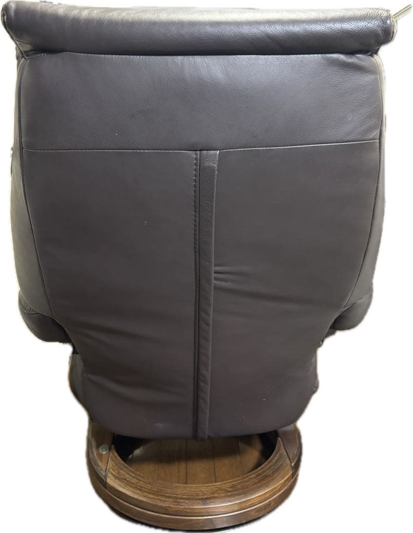 ヒモラ himolla リクライニングチェア ダークブラウン 茶色