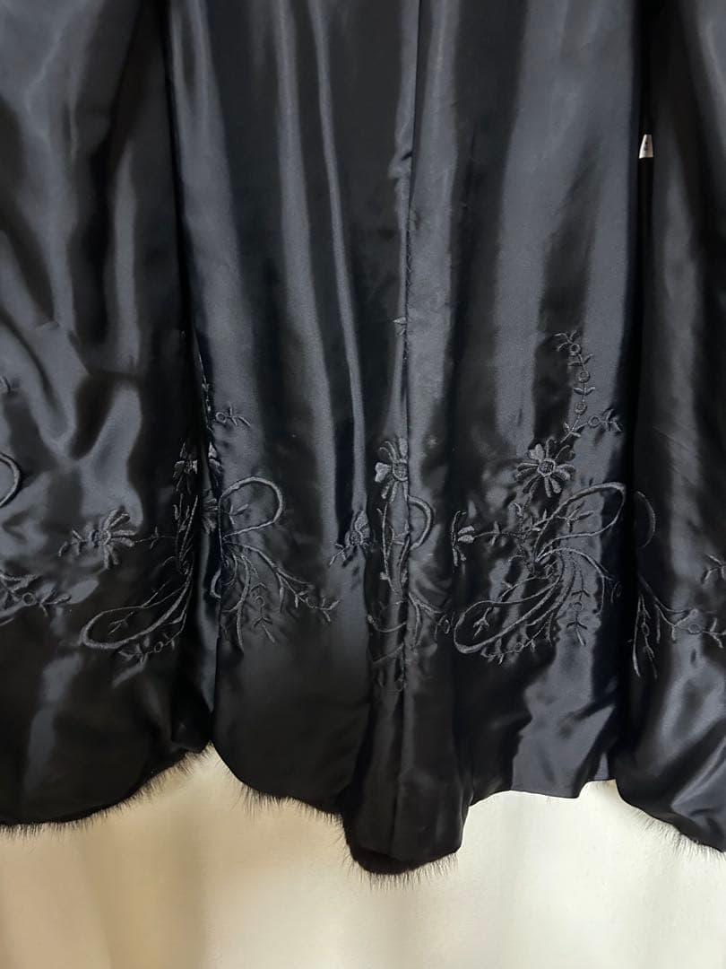 【希少】ヴィンテージ リアルファー ミンクコート ダーク 毛皮 サガミンク相当