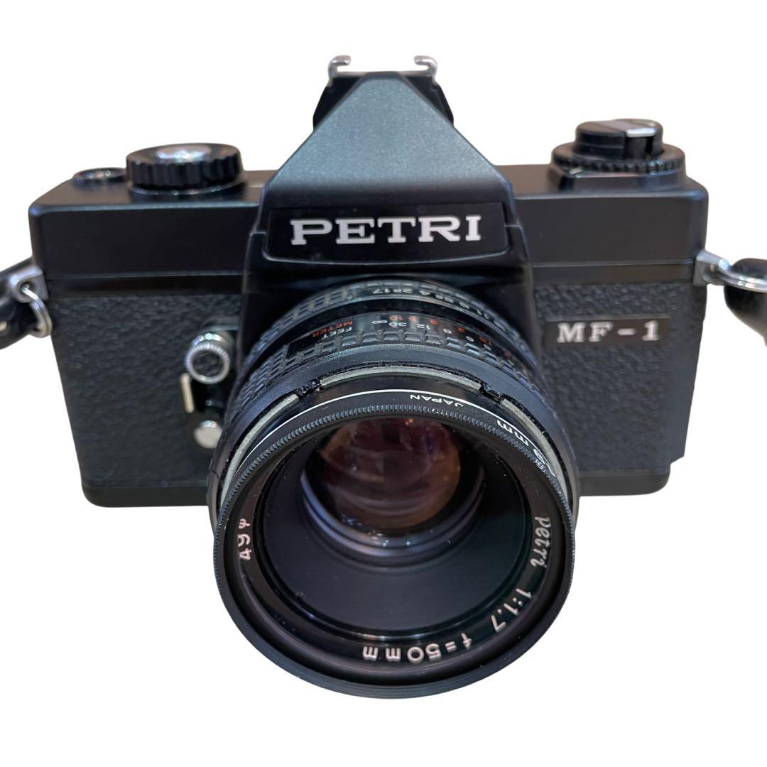 PETRI MF-1 一眼レフ レンズ1:1.7 f=50mmフィルター付き