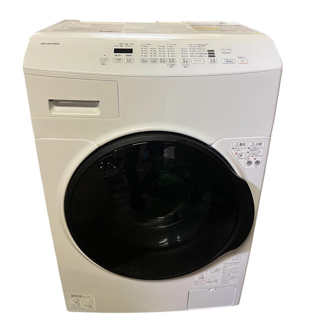 IRIS OHYAMAドラム式洗濯乾燥機 CDK842-W 2022年