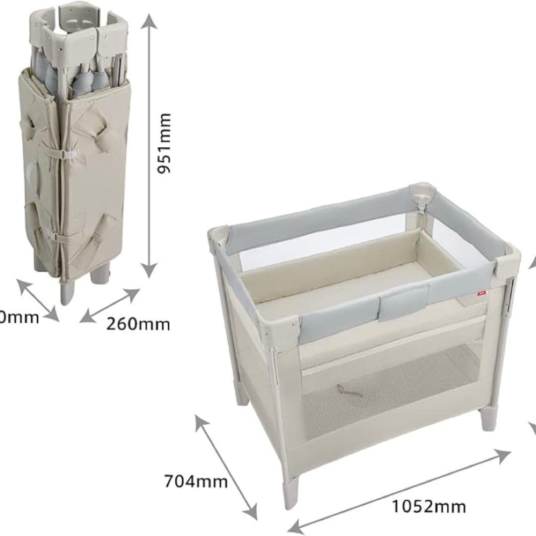 アップリカ　ベビーベッド ココネルエアー AB 【セルフクリーニング済】