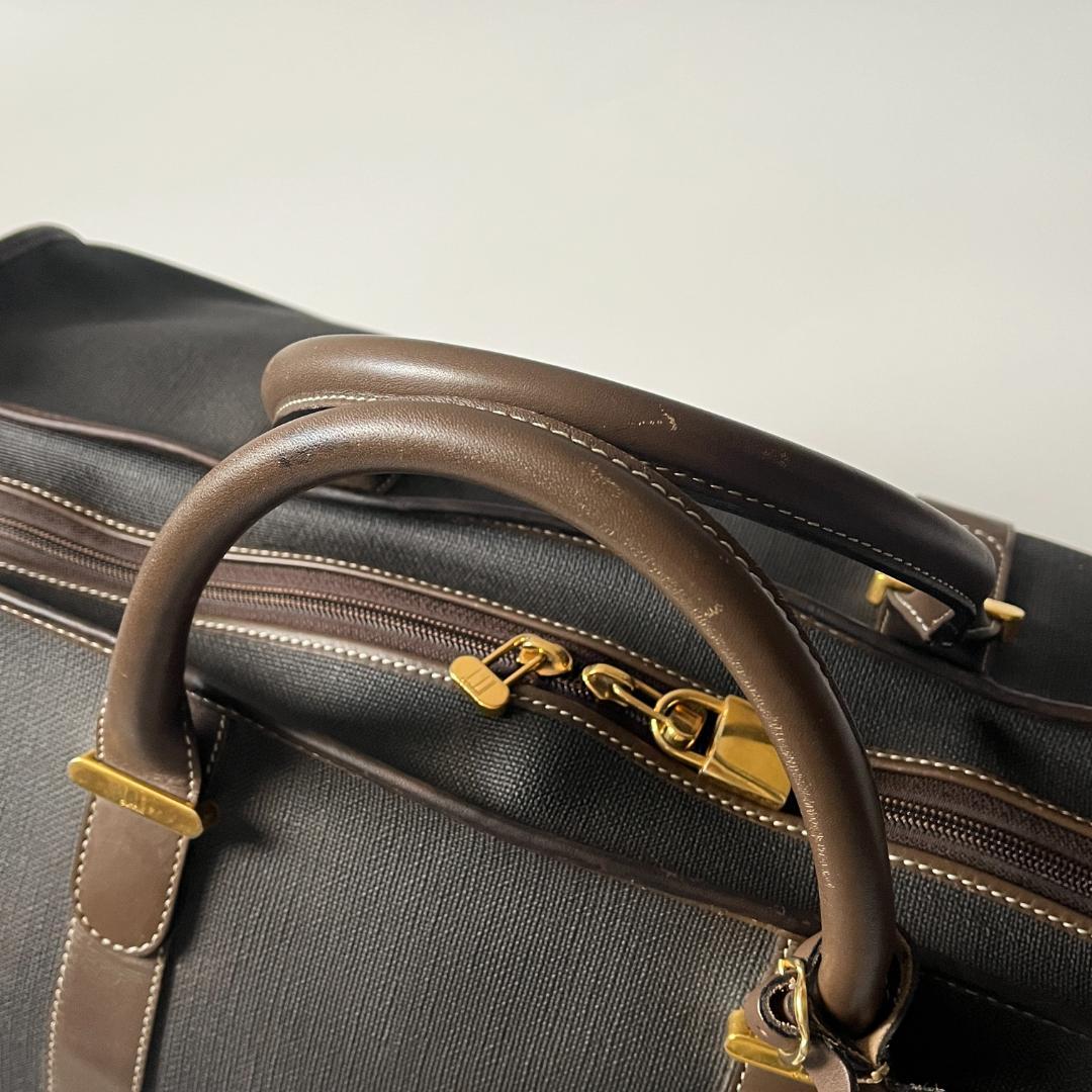 dunhill ダンヒル ボストンバッグ 旅行バッグ 出張 大容量　②