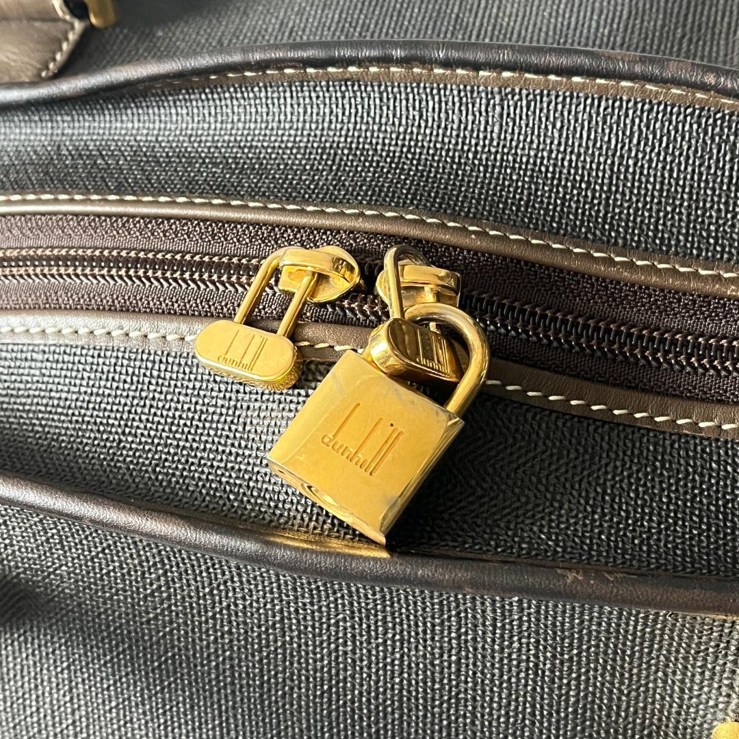 dunhill ダンヒル ボストンバッグ 旅行バッグ 出張 大容量　②