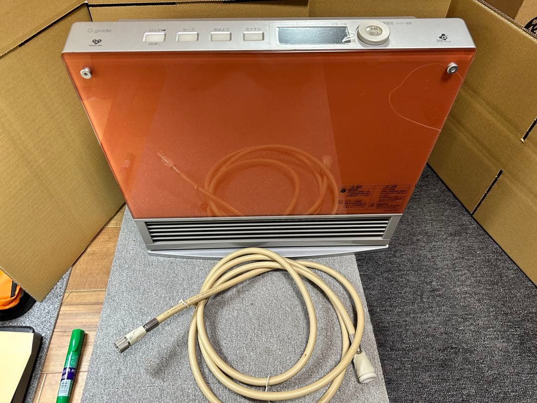 ガラス製品　ガスファンヒーター GSー35G2G都市ガス用 大阪ガス 15畳まで