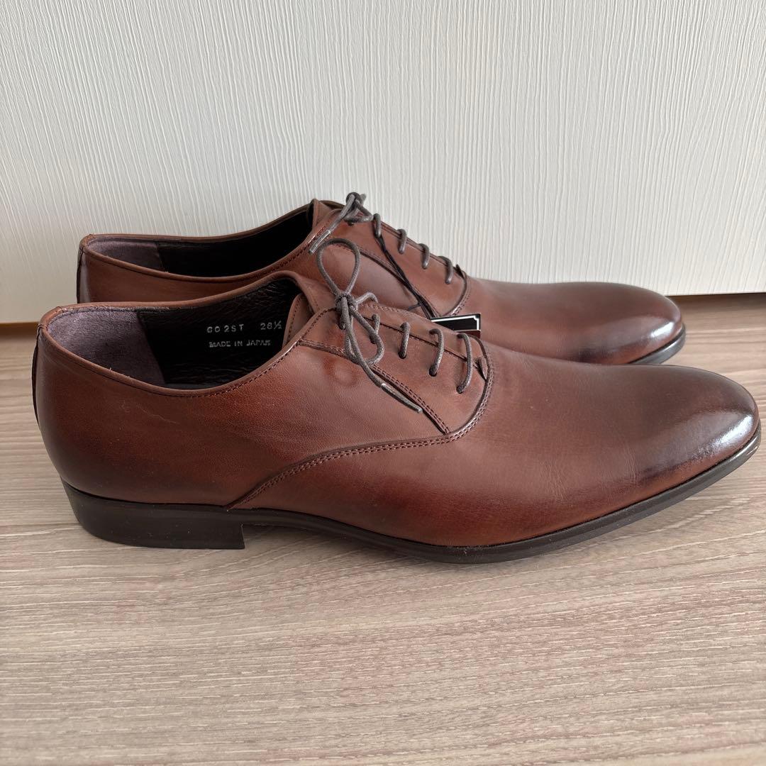 ブラウンレザー ドレスシューズ 日本製　卒業式　おしゃれ