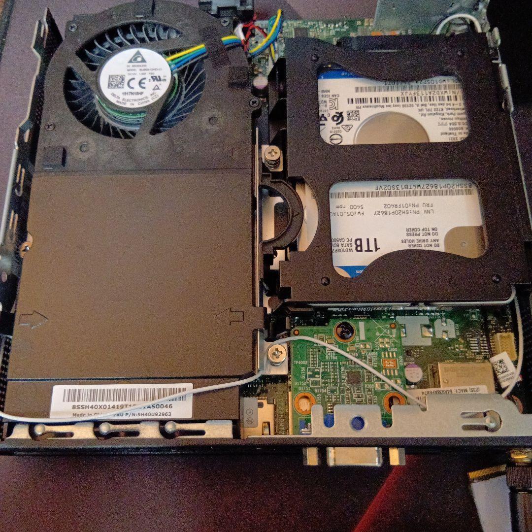 M70q i5-10世代 16G SSD512G+1TB Wi-Fi6