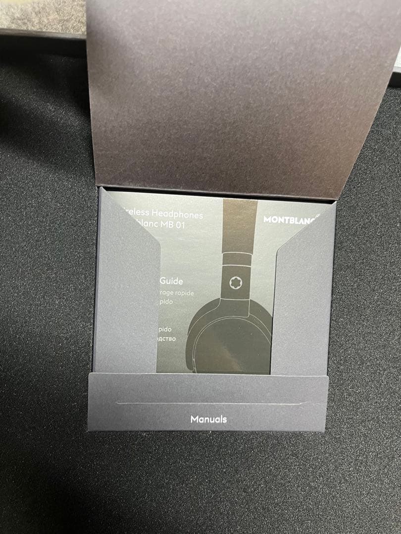 【美品】MONTBLANC MB 01 オーバーイヤーヘッドフォン ブラック