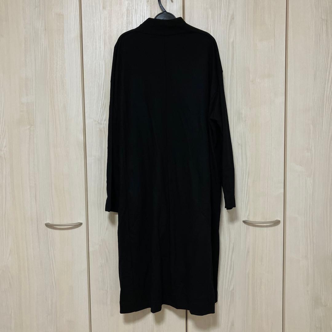 【新品】 Aga ウール スムース ガウンジャケット ノーカラー 日本製