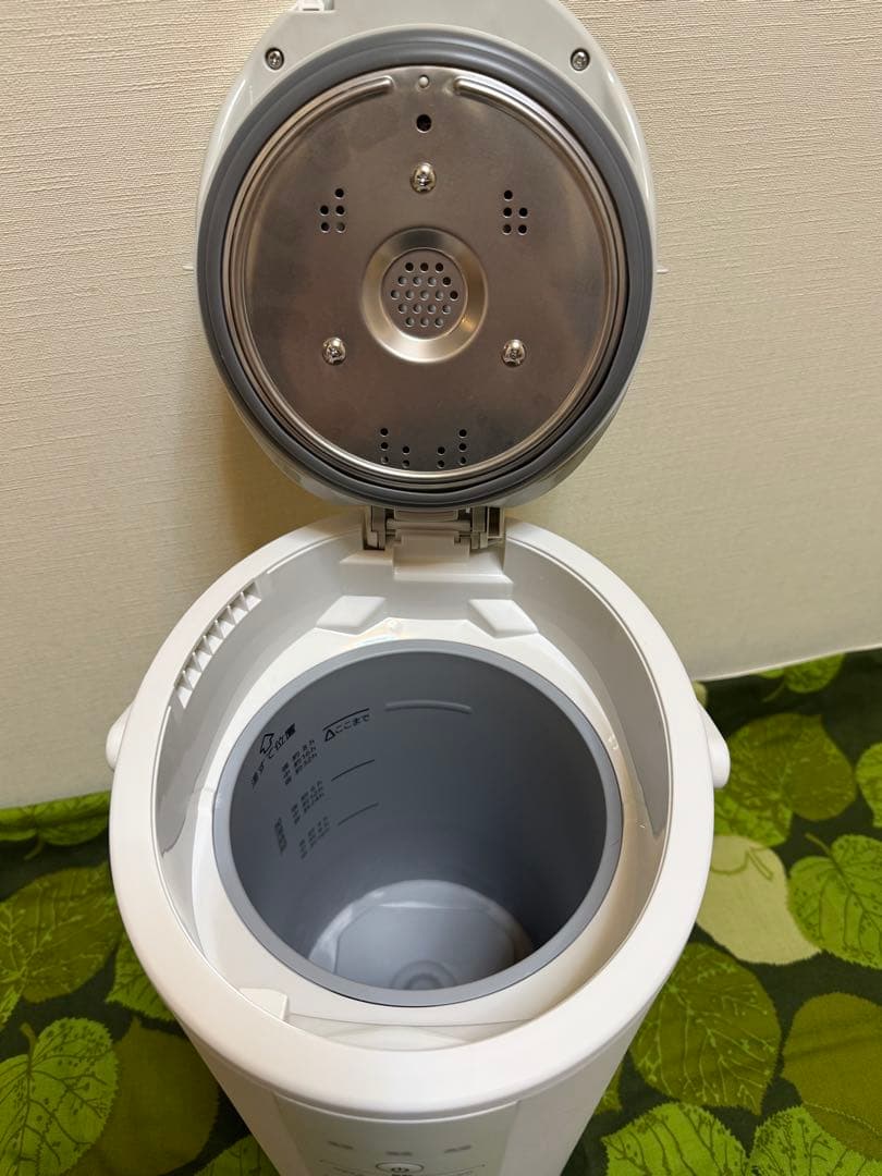 【26年1月購入】象印スチーム式加湿器 EE-DF50-WA 保証書レシート付