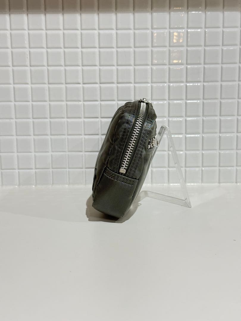 【美品】廃盤 大人気 ポーター PORTER タンカー ポーチ シルバーグレー