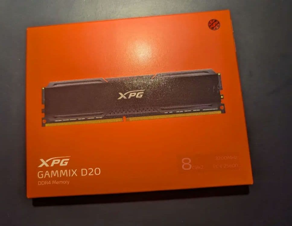 XPG GAMMIX D20 DDR4 8GB×2枚