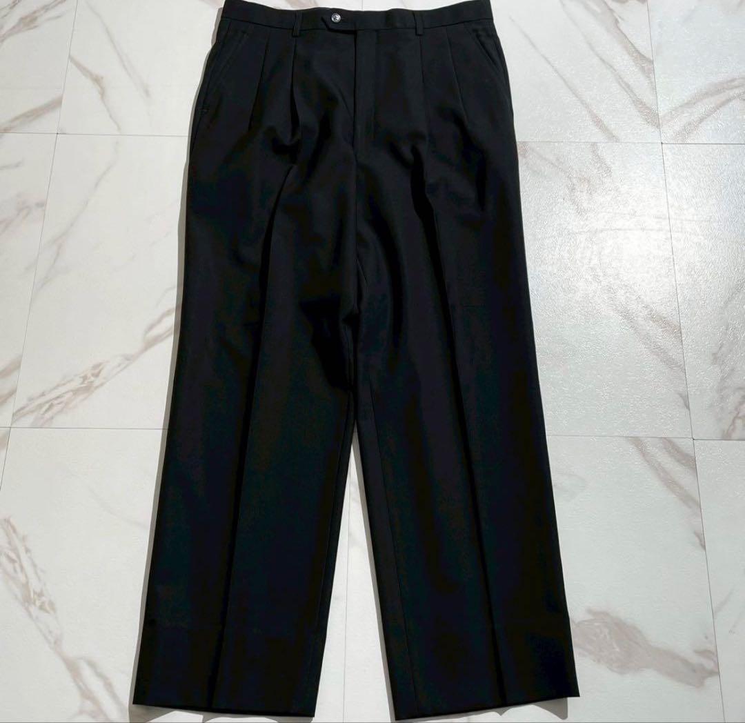 イヴサンローラン セットアップスーツ ダブル Lサイズ ブラック 90s