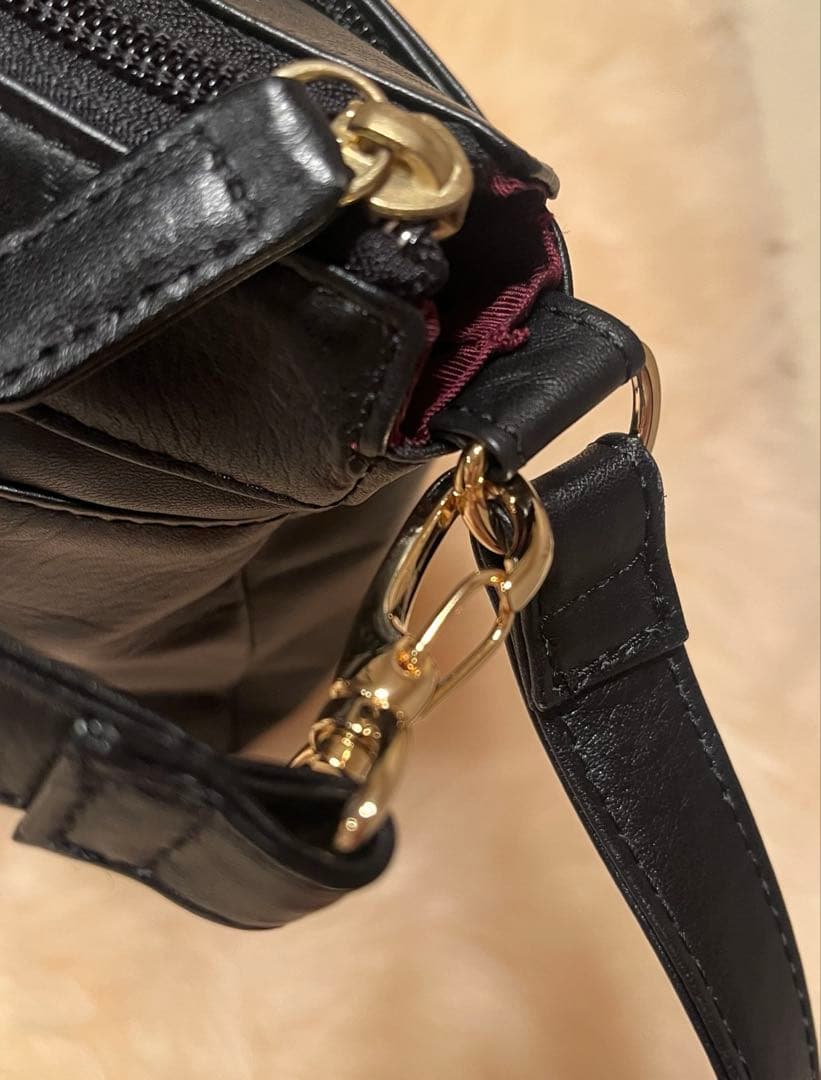 プチポワン Petit Point 久家道子　本革　ショルダーバッグ