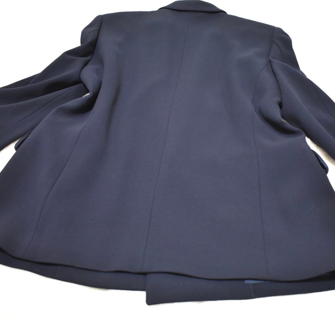 極美品✨アクアスキュータム ダブルテーラードジャケット ウール　着用1回　黒