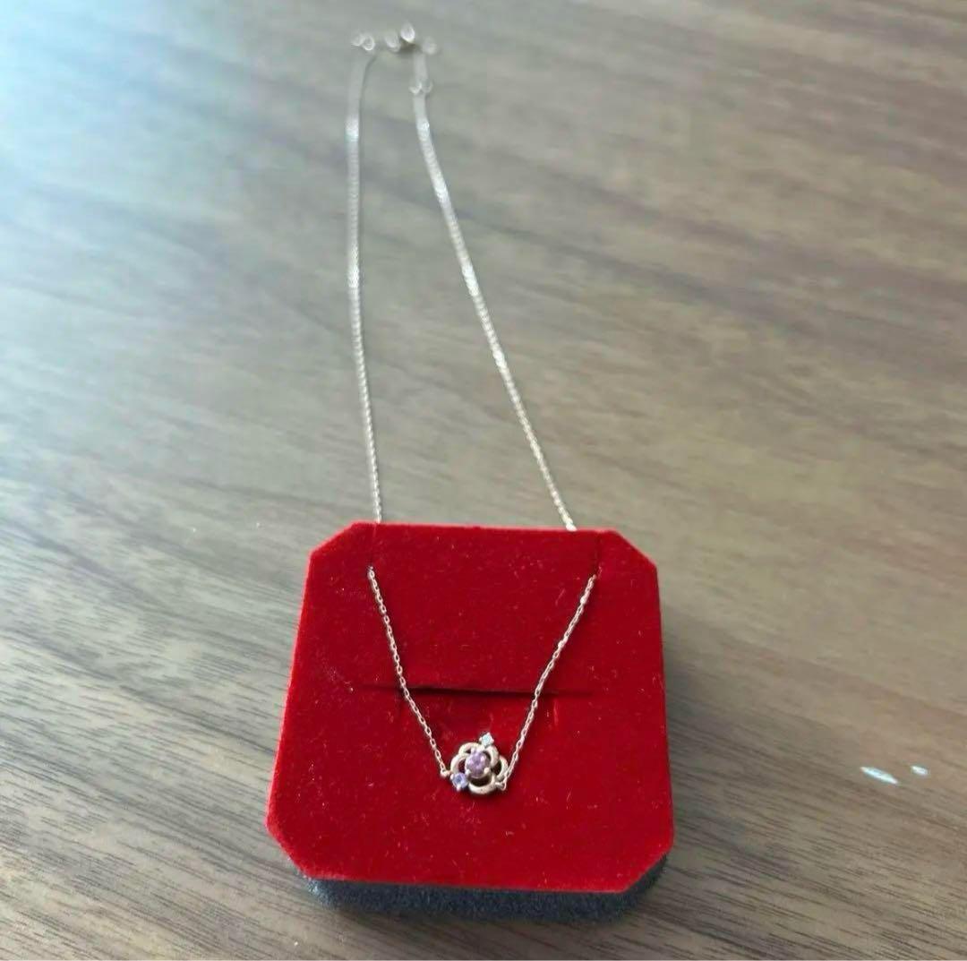 【美品】Vendome Aoyama 花モチーフ ネックレス