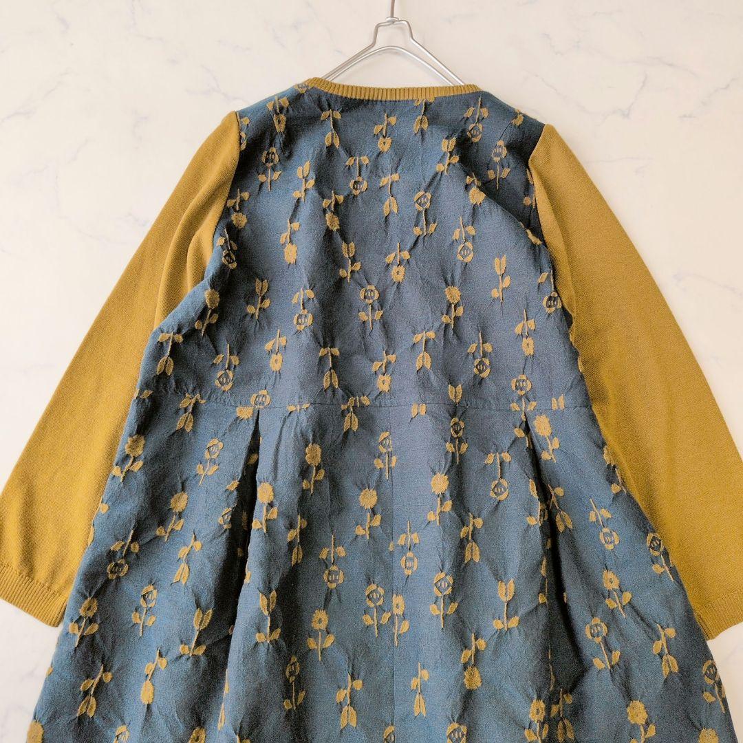 M.&KYOKO エムアンドキョウコ 佐藤繊維 ワンピース 花柄 ニット 2