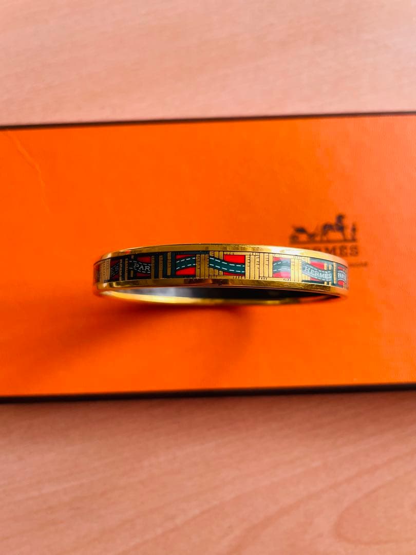 HERMES （エルメス） エマイユ PM 七宝焼き バングルブレスレット