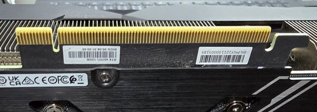 【最終値下げ！】PNY GeForce RTX 4070 Ti 12GB