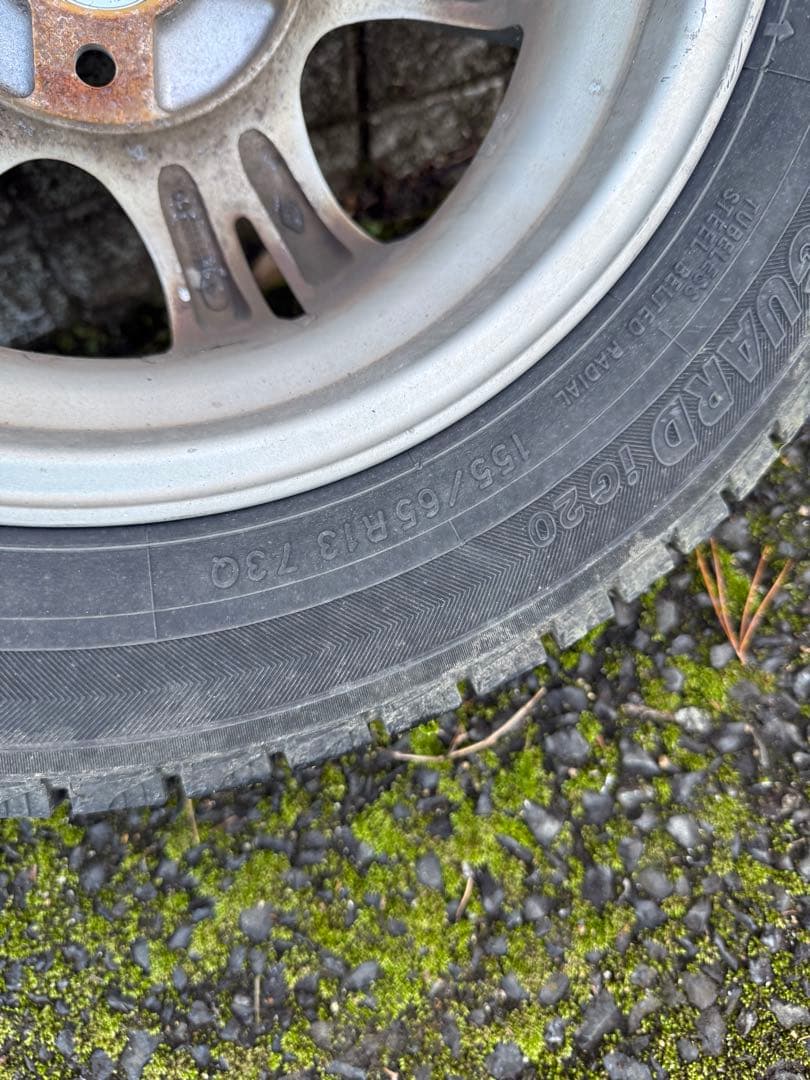 今日だけ！YOKOHAMAスタッドレスタイヤ13インチ ホイールセット