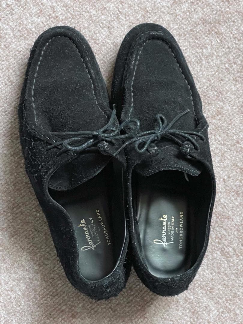 t*7様 ferrante itary tomorrowland スエードシュー