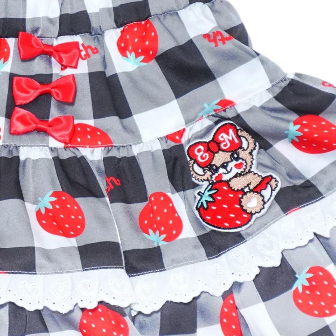 アースマジック Tシャツ・いちごスカート・テレコ・ソックス・シュシュ 140